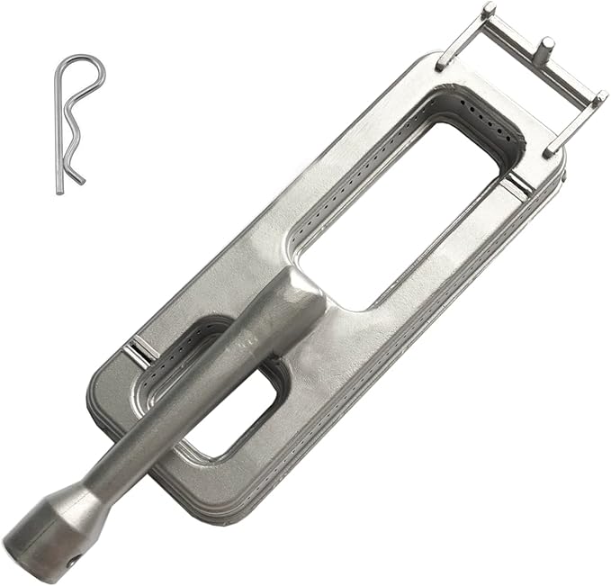 Cast Stainless Steel 304 Grill Burner, 15 3/4 x 4 3/4 in, Upgraded Replacement for CISC, Fits Coyote Members Mark Bakers Chef Grand Hall BBQ Grills 608SB, Monarch-04A 04B