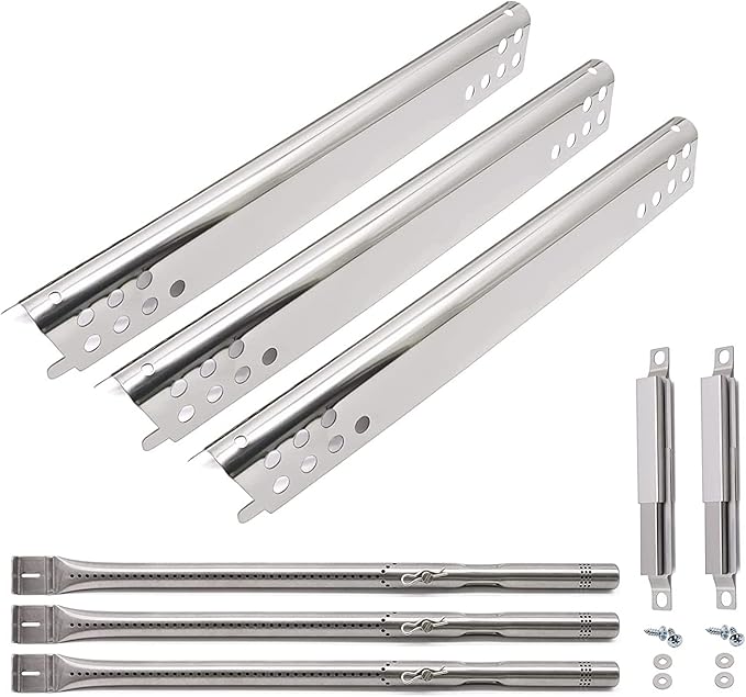 Grill Replacement Parts for Char-Broil Advantage 3 Burner 463343015, 463340315, 463335115, 463435115, 463436815, 463370015, 463234815. Heat Plates, Carryover Tubes for Charbroil Advantage Grill Parts