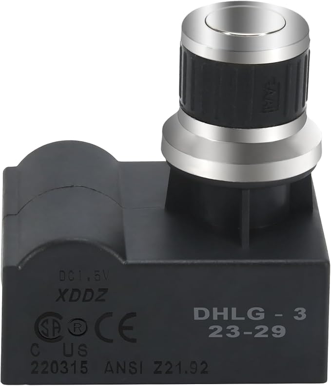 3 Outlet AA Battery Silver Cap Push Button Chrome Coated Spark Generator tact Electric Igniter Grill Ignitor for Charbroil, Ducane, Kenmore, Master Chef, Backyard Grill, BBQ Grillware GGPL-2100