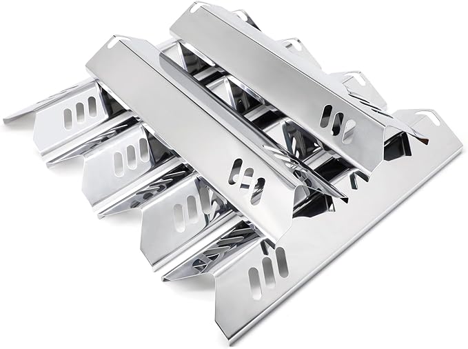 15 inch Grill Replacement Parts for Dyna Glo DGB610SSP DGF600SSP 6 Burner Grill Models, 6 Pack Heat Tents for Dyna Glo 70-01-608 70-01-179