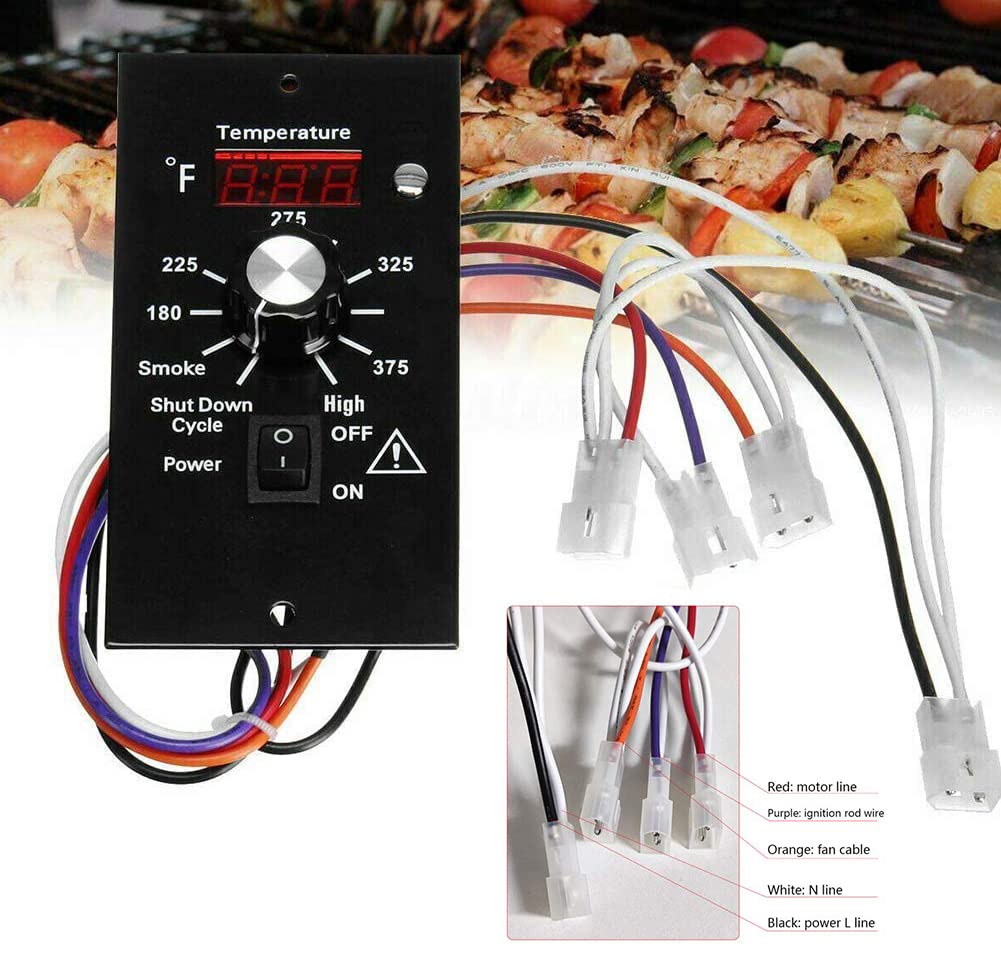 Digital Thermostat Kit Replacement Parts for Traeger Grills for Traeger Wood Pellet Grills Item# BAC236