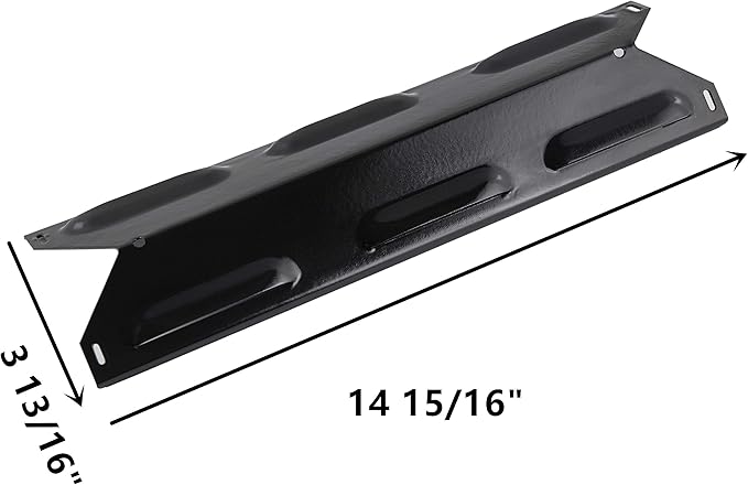 Replace parts Porcelain Steel Heat Plates for Kenmore 146.1613211, 146.16132110, 146.16133110, 146.16142210, 146.16197210, 146.16198210, 146.16222010, 146.23673310 (14 15/16 X 3 13/16") (4-Pack)
