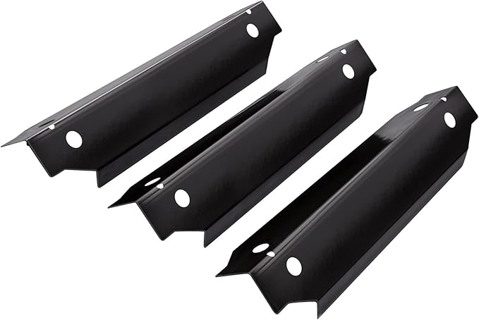13 3/4" Grill Replacement Parts for Dyna-Glo 3-Burner DGC310CNP-D, DGC310RNP-D, DGC310BNP-D Grill Models. Grill Heat Plate, Heat Shields, Burner Cover for Dyna-Glo DGC310CNP-D.