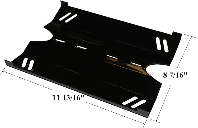 2-Pack Porcelain Steel Heat Plates, Heat Shields Replacement for Gas Grill Model SAMS, Members Mark B10PG20-2C, GR3055-014571, B10PG20-2R