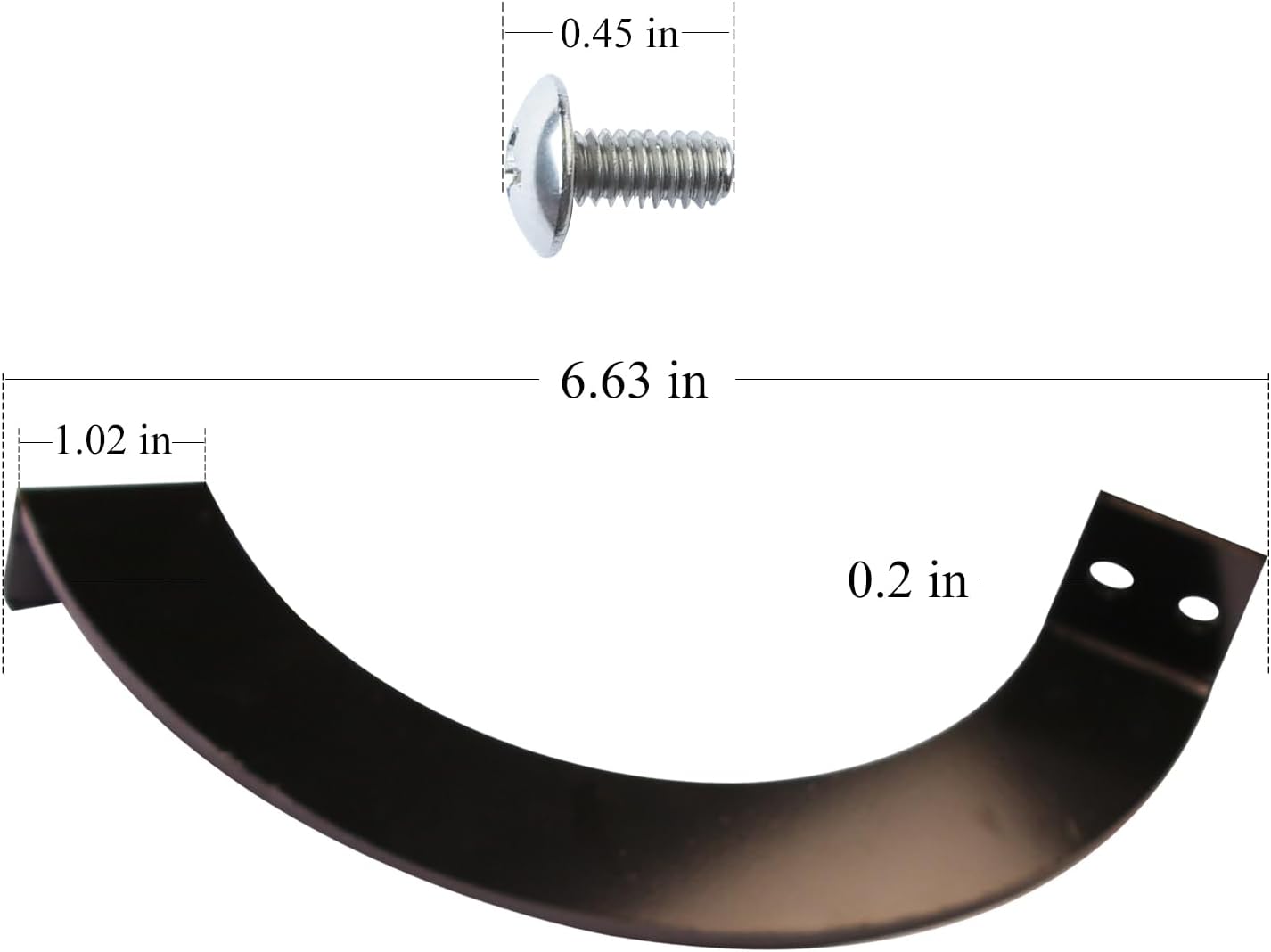 BCA002 Grill Lid Door Stop Arc Right Side for Most Traeger Grills, Fits Pro Series 22, Tailgater 20, Century 885, Eastwood 22, Include Door Stop Arc (Right Side)
