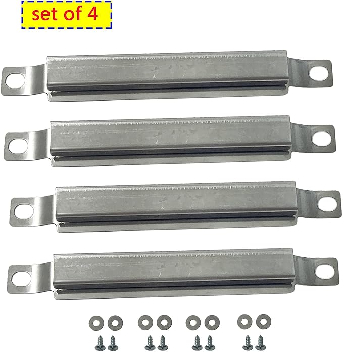 Parts Kit Replacement for Charbroil Commercial 463268806 Gas Grill Burner,Carryover Tubes,Heat Plates (SS Burner + SS carry-over tubes +SS Heat Plate)