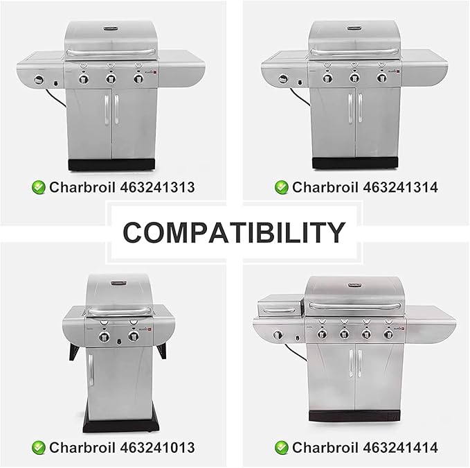 Grill Replacement Parts for Charbroil 463241313, 463241013, 463241314, 463241014, 463241413, 463241414, for Charbroil Commercial T-22D T-36D T-47D Grill, G527-2200-W1 G356-2200-W1 G527-0013-W1