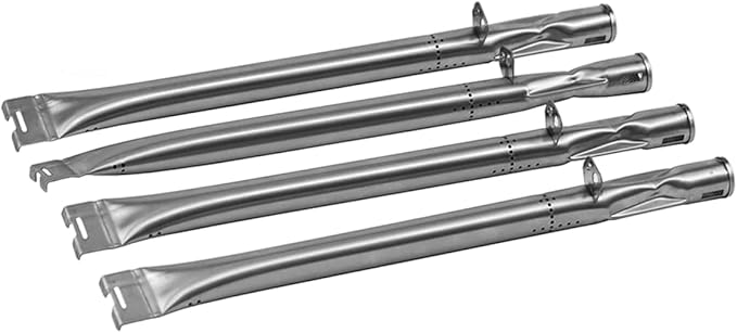 Grill Replacement Parts for Dyna-Glo 5 Burner DGH485CRP, DGH474CRP, DGH483CRP, 4 Burner DGH450CRP, Grill Repair Kit for Revoace GBC1793W Grill, 70-02-411 Grill Heat Plates Tent, Burner Tubes