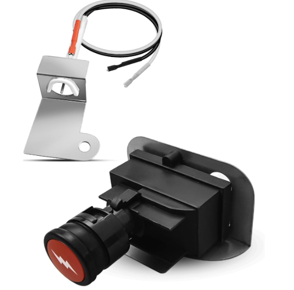 63788 Grill Igniter Kit for Weber Q320, Q3200, Q320 (2008), Q3200 (2014) Series Gas Grills, Electronic Ignition Kit for 586002 57060001 57067001