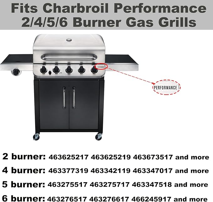 G432-8S01-W1 Ignitor Wire Kit Replacement Parts for Charbroil Performance Gas Grill 463347519 463673519 463377319 463625217 463243518 Ignition Wire & Ceramic Electrode Char-Broil Performance Parts