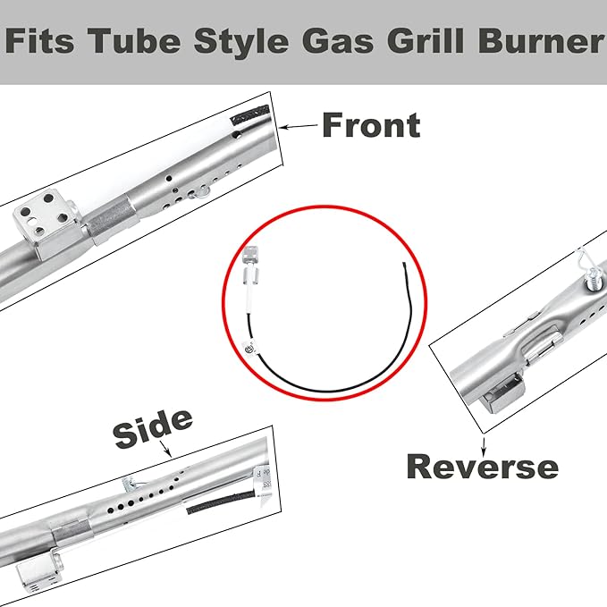 G432-8S01-W1 Ignitor Wire Kit Replacement Parts for Charbroil Performance Gas Grill 463347519 463673519 463377319 463625217 463243518 Ignition Wire & Ceramic Electrode Char-Broil Performance Parts