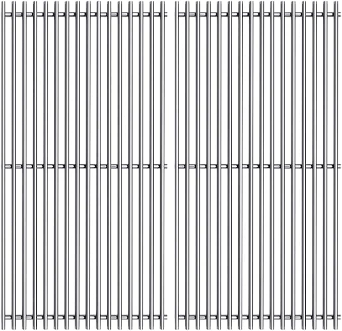 146.16197211 (2-Pack) 16 1/5” Stainless Steel Grates for Kenmore 146.10016510,146.46365610 146.16142210 146.16198211 146.46366610 146.46372610 PG-40409SOLB 146.34461410 146.16197211
