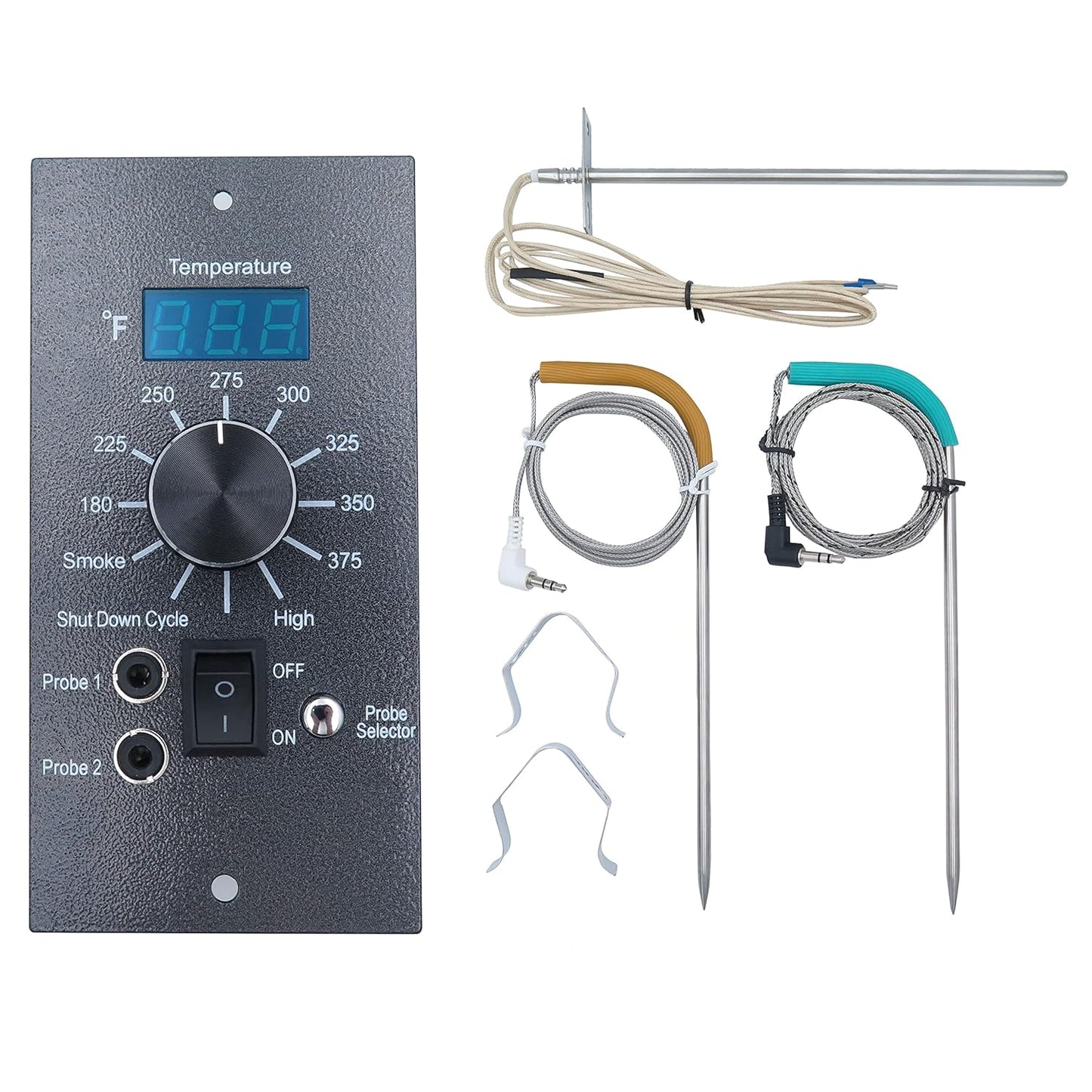 Replacement BAC365 for Traeger Digital Pro Controller for Traeger Wood Pellet Grills, with Waterproof Meat Temperature Probe, RTD Temperature Sensor