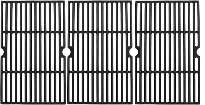 16.5 Inch Grill Grates for Kenmore Grill Parts 6 Burner 146.47223610 146.23681310 146.23766310 Gas Grill Replacement Parts, Cast Iron Grill Cooking Grates for Kenmore Grill Replacement Parts