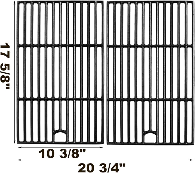 DGB390SNP-D Grate Replacement Parts for Dyna Glo DGB390SNP DGB390BNP-D BGB390SNP DGB390CNP DGB390GNP-D Grill Grates Dyna-glo 3 Burner Gas Grill Cast Iron Cooking Grates Grill Parts 104-13002