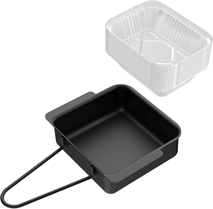 Grill Drip Pan & Grease Catcher Cup for Nexgrill 720-0830H,D/EH, 720-0882A, 720-0888/N Models - Holder Drip Tray with 15 Aluminum Foil Liners
