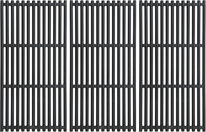 Grill Grates 17"x9 1/2" for Charbroil Commerical TRU Infrared 466242715 463242715 463242716 G533-0009-W1, Lowe's 606682, Walmart 555179228, Cast Iron Cooking Grate for Nexgrill 720-0882A, 3Pack