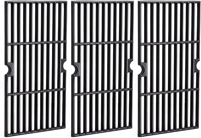Grill Grates for Charbroil Advantage 4 Burner 463343015 463344015 463344116, Advantage 2 Coal Parts 463340516 Gas Grill, G467-0002-W1 Cast Iron Cooking Grids for Tru Infrared 463336016, 16 15/16"