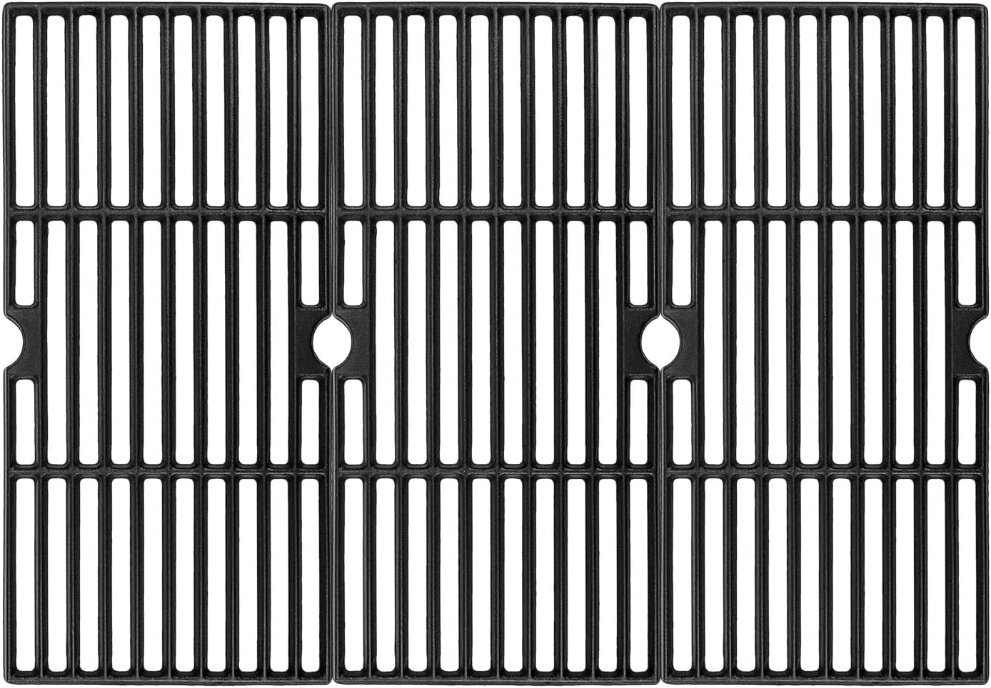 Grill Grates for Charbroil Advantage 4 Burner 463343015 463344015 463344116, Advantage 2 Coal Parts 463340516 Gas Grill, G467-0002-W1 Cast Iron Cooking Grids for Tru Infrared 463336016, 16 15/16"