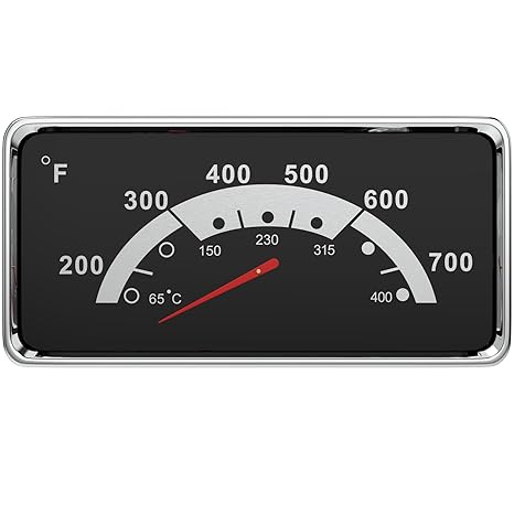 3.6" Grill Temperature Gauge for Nexgrill 720-0882A 720-0898 720-0830A, Kenmore 148.23683310 119.16144210 148.23683310 146.23673310 Grill Parts, KitchenAid 720-0830A Grill Lid Thermometer