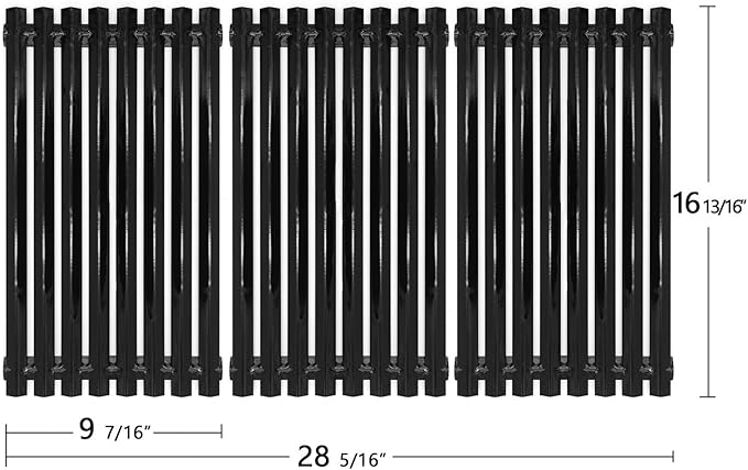 16 13/16" Porcelain Steel Cooking Grid Replacement for Charbroil 463436215 463420508 463461614 463460708 463439914 463462114 463441513, Grill Grates for Kenmore 463420507, Master Chef, Thermos
