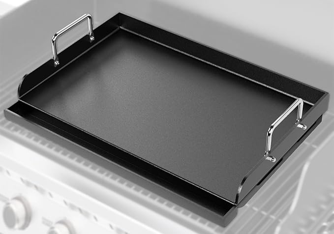 Universal Griddle for Gas Grill - 23" x 16" Nonstick Ceramic Coating Grill Griddle Insert for Gas Grill, Stove and Charcoal Grill, Flat Top Griddle Plate for Outdoor Grill/Camping/Tailgating