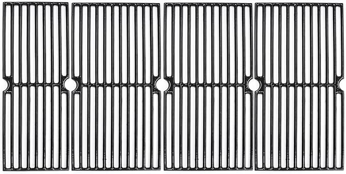 17 5/8 inch Cast Iron Grill Grates Replacement for Dyna-Glo DGE486BNP M486BBDG14 M486GMDG14 M486RDDG14, Brinkmann 810-9590-S, Master Forge 2518-3 models