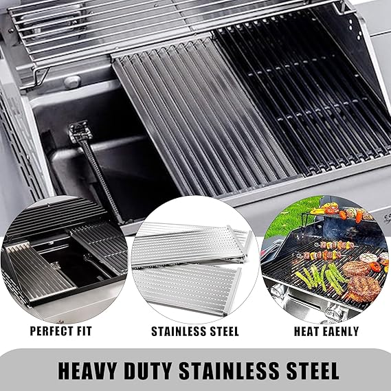 17" Emitter Plates for Charbroil Commercial and Signature Series Tru-Infrared 3 Burner Gas Grill 463242516 463367016 466242516 463242515 466242515 463342420 Models