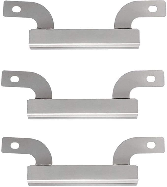 7 9/16 inch Grill Carryover Crossover Tubes for Brinkmann Grill Replacement Parts 810-2410-S, 810-4580-S, Stainless Steel Crossover Channels for Brinkmann, Members Mark Grill (3-Pack)