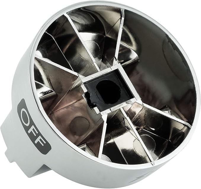 Replacement Control Knobs for Kenmore Gas Grills (2 Pieces), Stainless Steel