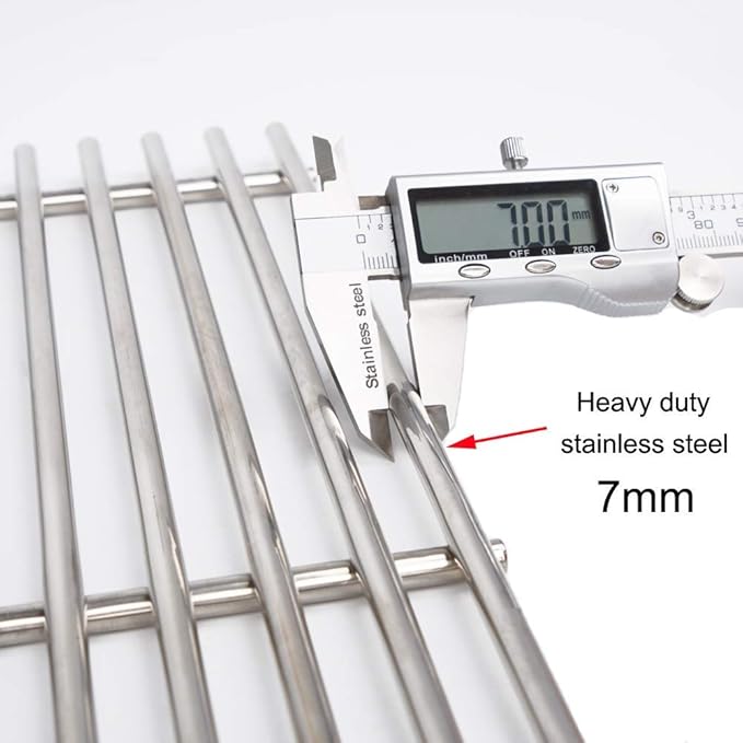 (1-Pack) 16 3/8 x 21 1/2 inch Stainless Steel Cooking Grid Grates for Charbroil 463722313, Charbroil 463722314, Charbroil 463742111,463722315 Grill
