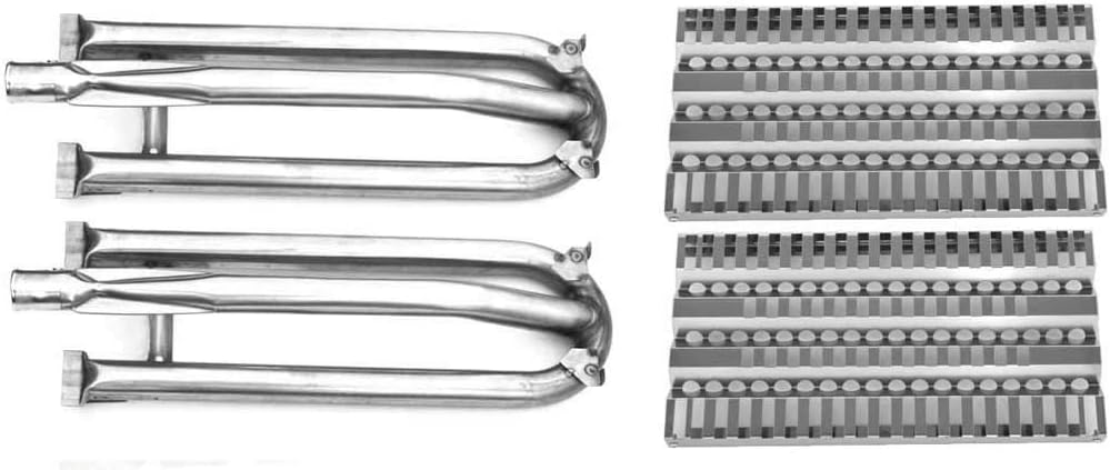 Replacement Repair Kit for DCS DCS48DS-BQA, 27DBQR, BG27-BQ, DCS BGB30-BQR-N, 48EBQR, BG36-BQARN, BG48-BQRL Gas Models, 2 Burners and 2 Heat Plates