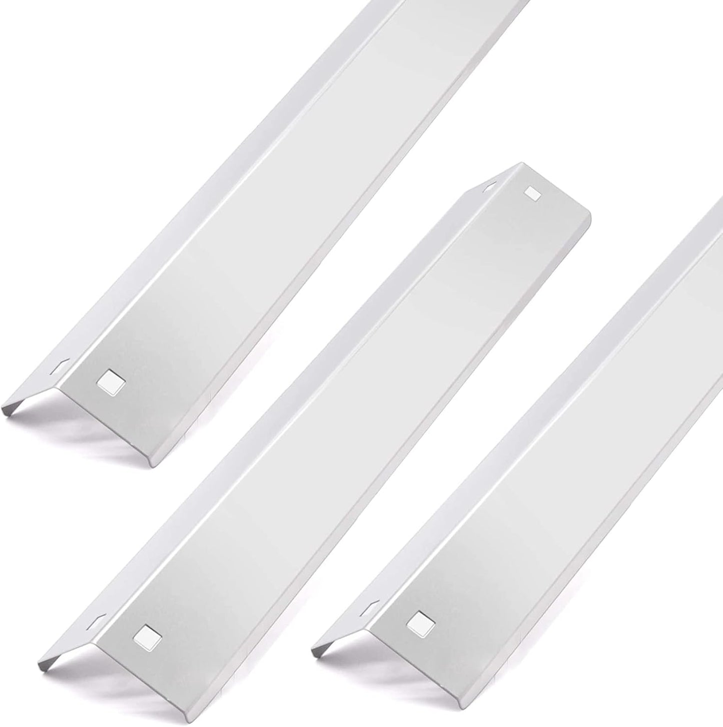 18 15/16 x 3 7/8 Inch Stainless Steel Heat Plates Replacement for CharGriller 3001, 3008, 3030, 4000, 5050, 5252, for King Griller 3008,5252 Gas Grill