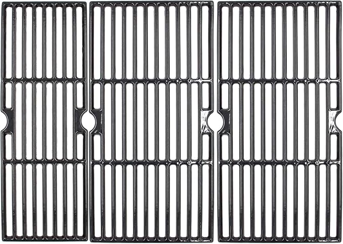 Cast Iron Grill Grates for CharBroil Performance 5 Burners 463347519 463373319 463373019 463347518 Cooking Grids Replacement for Char-Broil 475 4 Burners 463342119 463376017 463361017, 3 Packs