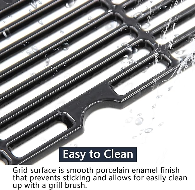 463245917 463276517 Cast Iron Grill Grates for CharBroil Performance 6 Burners 463276617 463244819 463277918 Cooking Grids Replacement for Char-Broil Grill Model, G470-0003-W1, G470-0002-W1