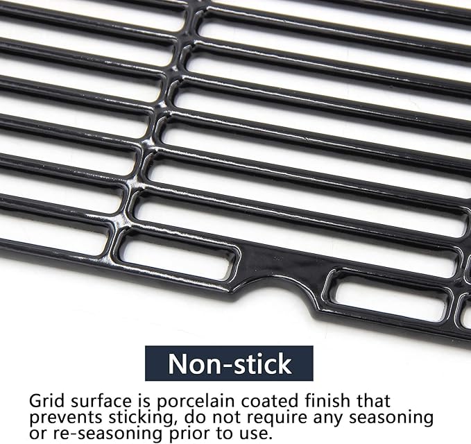 463245917 463276517 Cast Iron Grill Grates for CharBroil Performance 6 Burners 463276617 463244819 463277918 Cooking Grids Replacement for Char-Broil Grill Model, G470-0003-W1, G470-0002-W1
