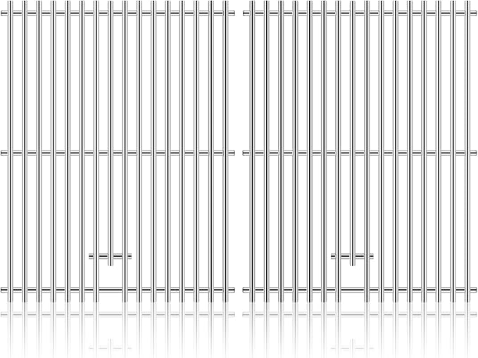 19" Grill Parts for Members Mark GR2039201-MM-00, Brinkmann 6345 6430, Bakers & Chefs ST1017-012939, Charmglow 810-7310-S, Grill Grates Replacement for Members Mark Grill GR2039201-MM-00