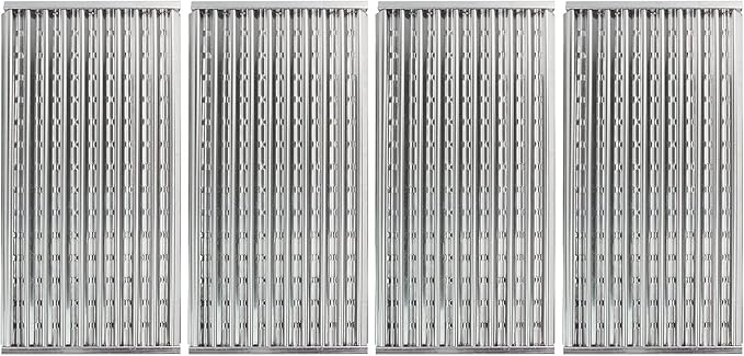 18 3/8" Tru-Infrared Emitter Stainless Steel Grate for Charbroil 4 Burner Grill Pre-2015 Models, 463271315 463271314 463241414 463241413 463271313 463247512, 4-pk