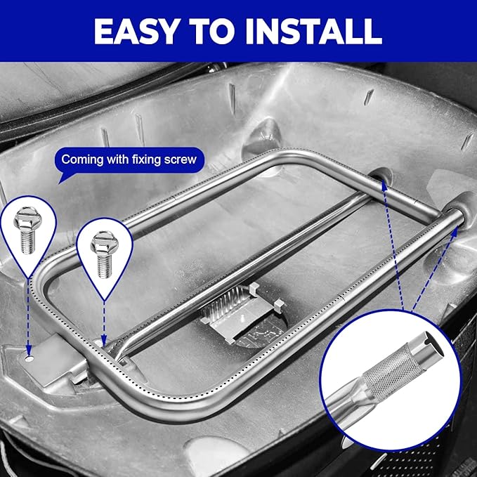 60032 Grill Burner Tube for Weber 65032 Q300 Q320 Q3000 Q3200 Series Grills, 60036 Grill Burner Tube Set Replacement for Weber 404341 57060001 586002