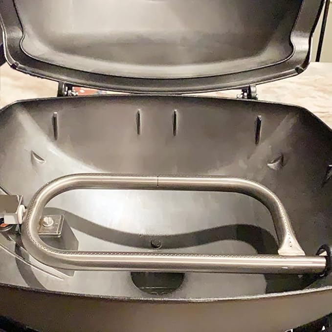 60040 for Weber Q100 Q120 Q1000 Q1200 Baby Q 386001 386002 516002 516001 50060001 51060001 Gas Grills, 304 Stainless Steel Grill Burner, 69957 41657