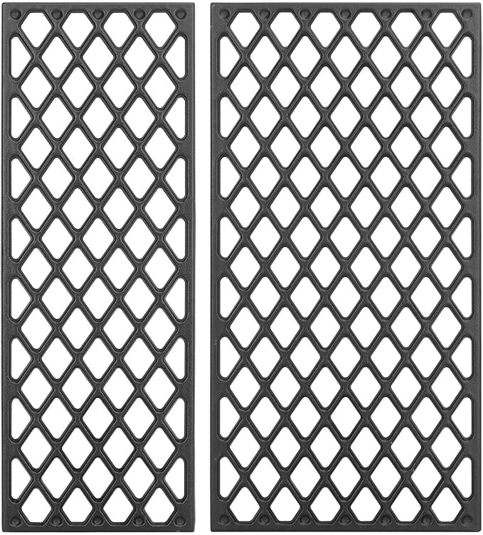 Cast Iron Grill Grates for Charbroil Performance 2 Burner Grill 463625219, 463625217, G470-0002-W1, G321-0006-W1, G321-0005-W1, G470-0003 -W1, Replacement Parts for Char Broil Grill Grates Replacement