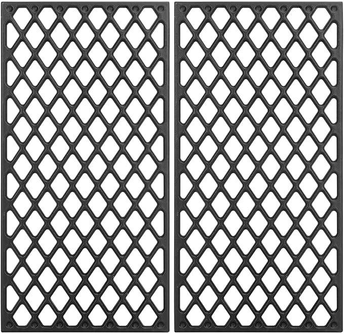 Replacement 18 3/16’’Grill grates for Charbroil Signature G422-0013-W,463675517 Cabinet 350 2-Burner Gas Grill,for Char Broil Grill Grate Porcelain Coated Cast Iron