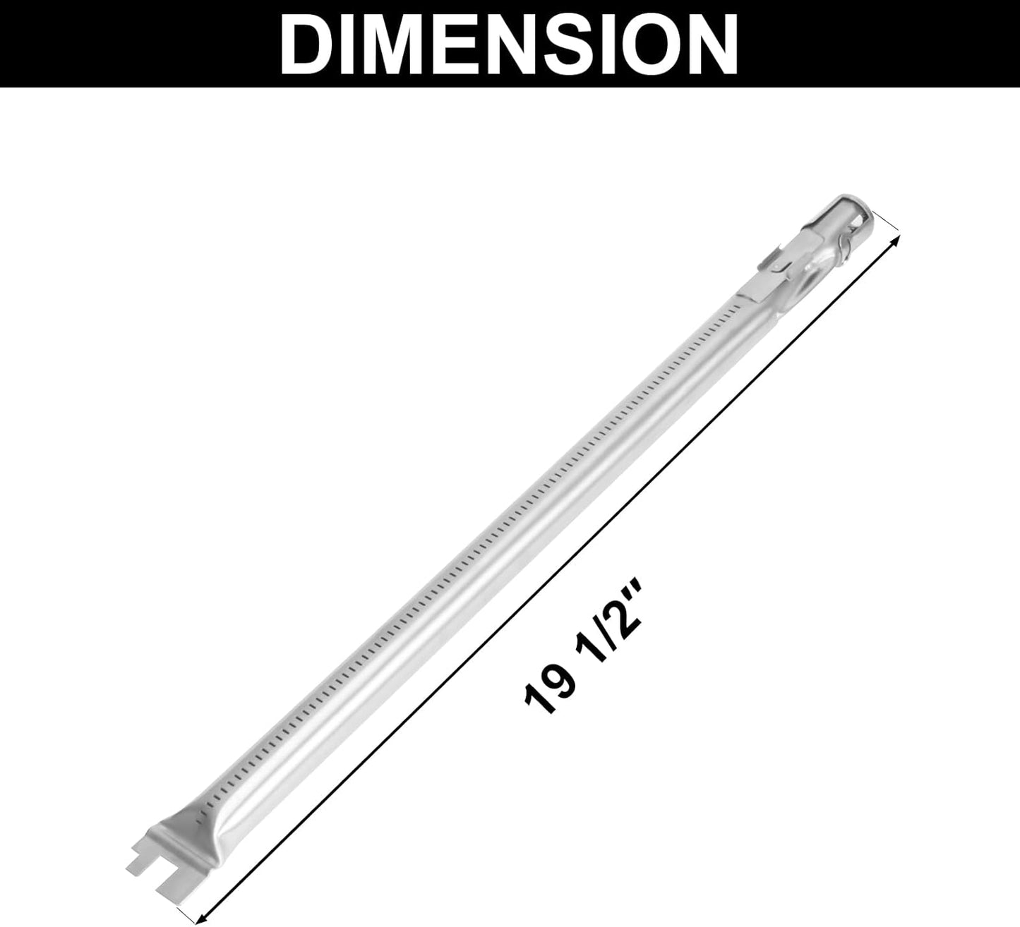 62752 Grill Burner for Weber Genesis 300 Series(2011-2016),Genesis S310 S320 S330,E310 E320 E330, 19-1/2" Stainless Steel Burner Tubes