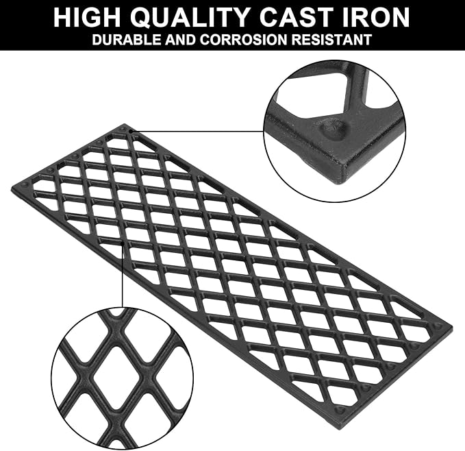 Grill Parts for Charbroil Performance 463377319, 463376419, 463376519, 463376319,17.9''Cast Iron Cooking Grate for Charbroil Grill Grates G321-0005-W1,G470-0002-W1, G470-0003-W1