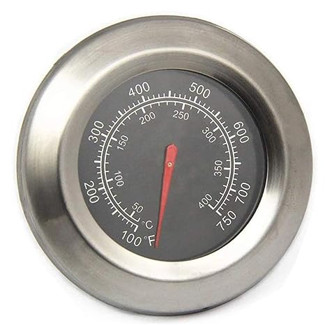 BBQ-Element Grill Thermometer Temperature Gauge Replacement Parts for Members Mark GR2001408-MM-00, Temp Gauge Heat Indicator for Outdoor Gourmet FSOGBG3002, Backyard Grill and Other Grill Model