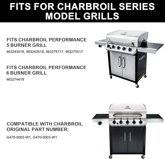 Grill Grates for Charbroil Performance 463275517,463243518,463243519,46327481 9,463274619,463275717,463274419,18 Inch Cast Iron Cooking Grates for Charbroil Replacement Grates