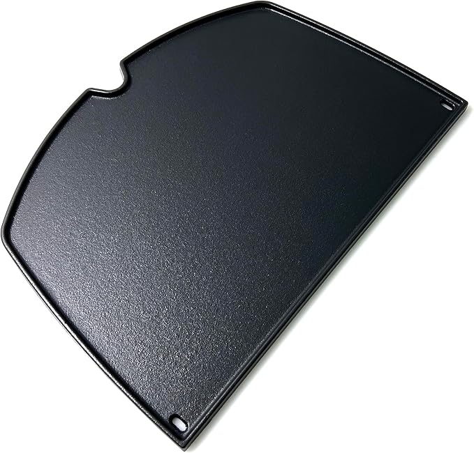 6506 Cast Iron Griddle for Weber Q300 Q320 Q3000 Q3100 Q3200 Series Gas Grills Part, for Weber 57060001 586002 426001 56010049 404341, 1 Piece