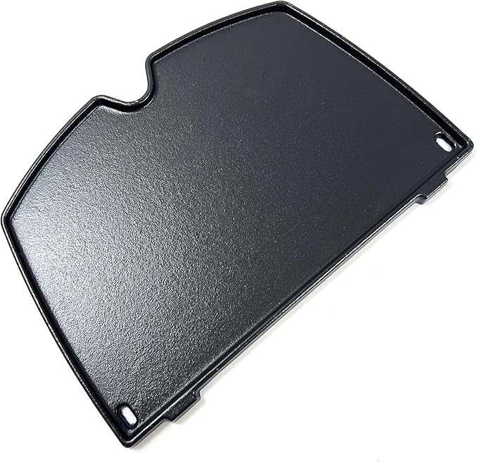 6558 Cast Iron Cooking Griddle for Weber Q100 Q1000, Q120 Q1200 Series Gas Grills Parts, 12.6 x 8.5 x 0.5 Inches
