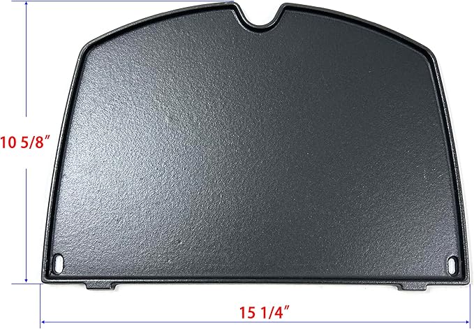 6559 Cast Iron Cooking Griddle for Weber Q200 Q220 Q240 Q260 Q2000 Q2200 Q2400 Series, Gas Grills Griddle Fits 396001 396002 394001 566014 566001