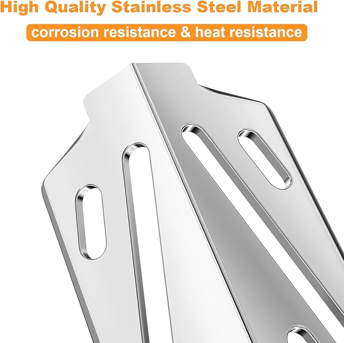 66040 66685 Grill Heat Deflectors Replacement for Weber Genesis II E-310 E-315 E-330 E-335 S-310 Gas Grill, for Weber Genesis II 300 Series,3 Pack